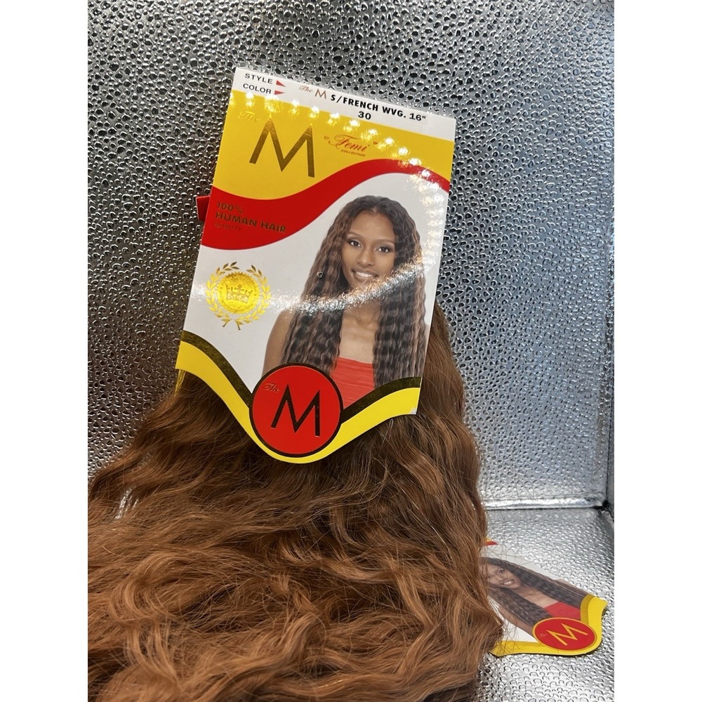 The M Femi 16" S/French WVG color 30 100% human hair quality